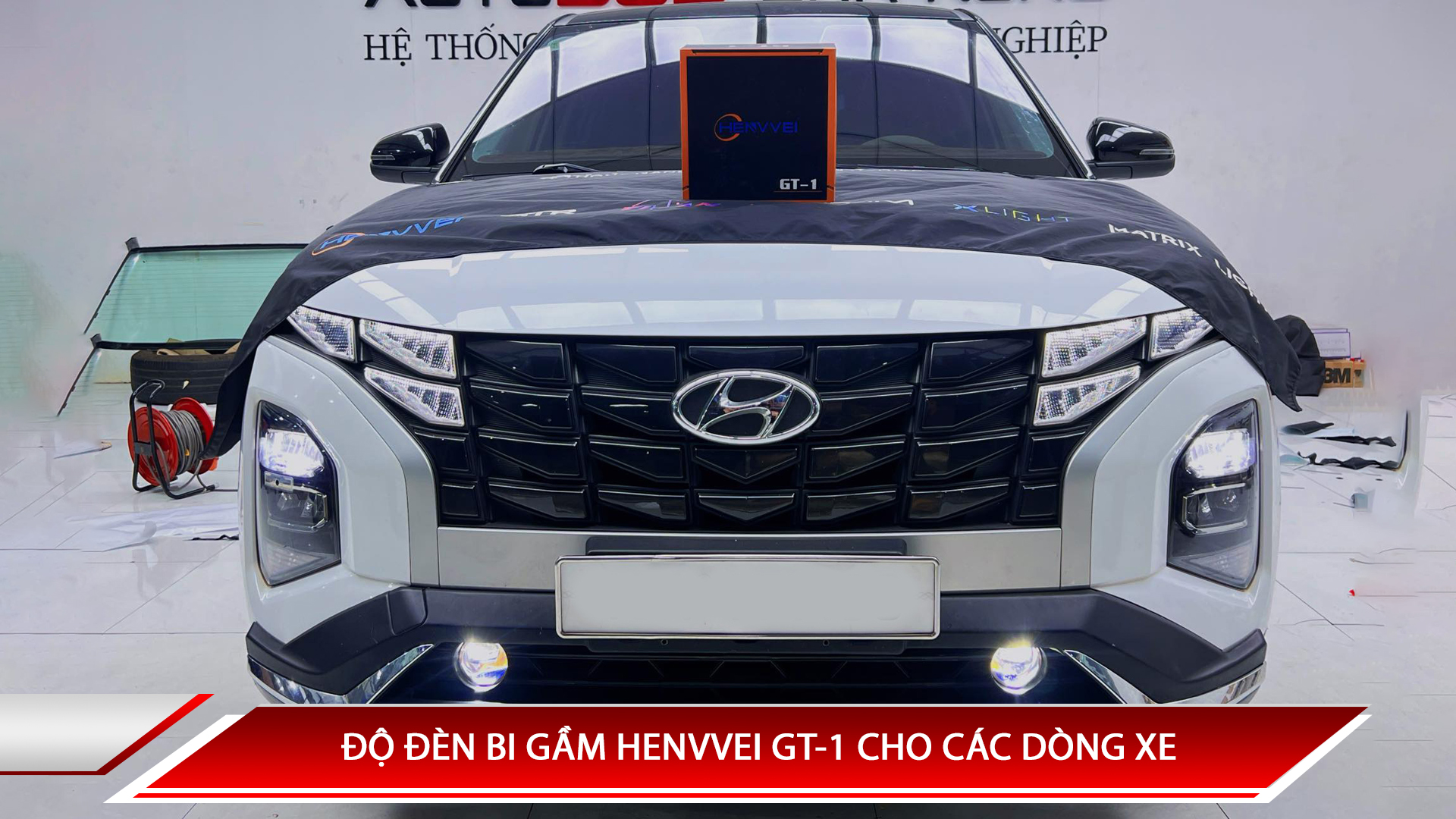 ĐỘ ĐÈN BI GẦM HENVVEI GT-1 CHO CÁC DÒNG XE